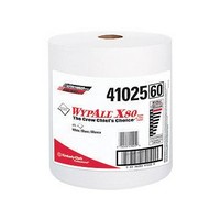 Kimberly-Clark Professional 41025-50 Kimberly-Clark 12 1/2\" X 13.4\" White WYPALL X80 SHOPPRO Jumbo Roll Shop Towels (475 Per Rol